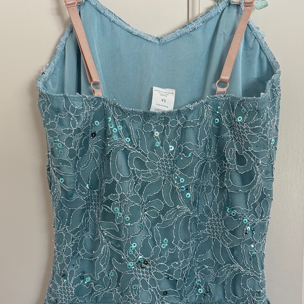 A Wish Come True'Blue Lace Lyrical Dance Costume in Shadow Wind SZ SA - Picture 8 of 13